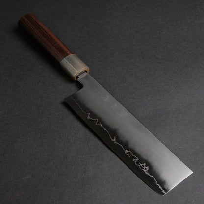 Tetsujin Silver #3 Kasumi Nakiri 180mm Taihei Makassar Ebony Handle