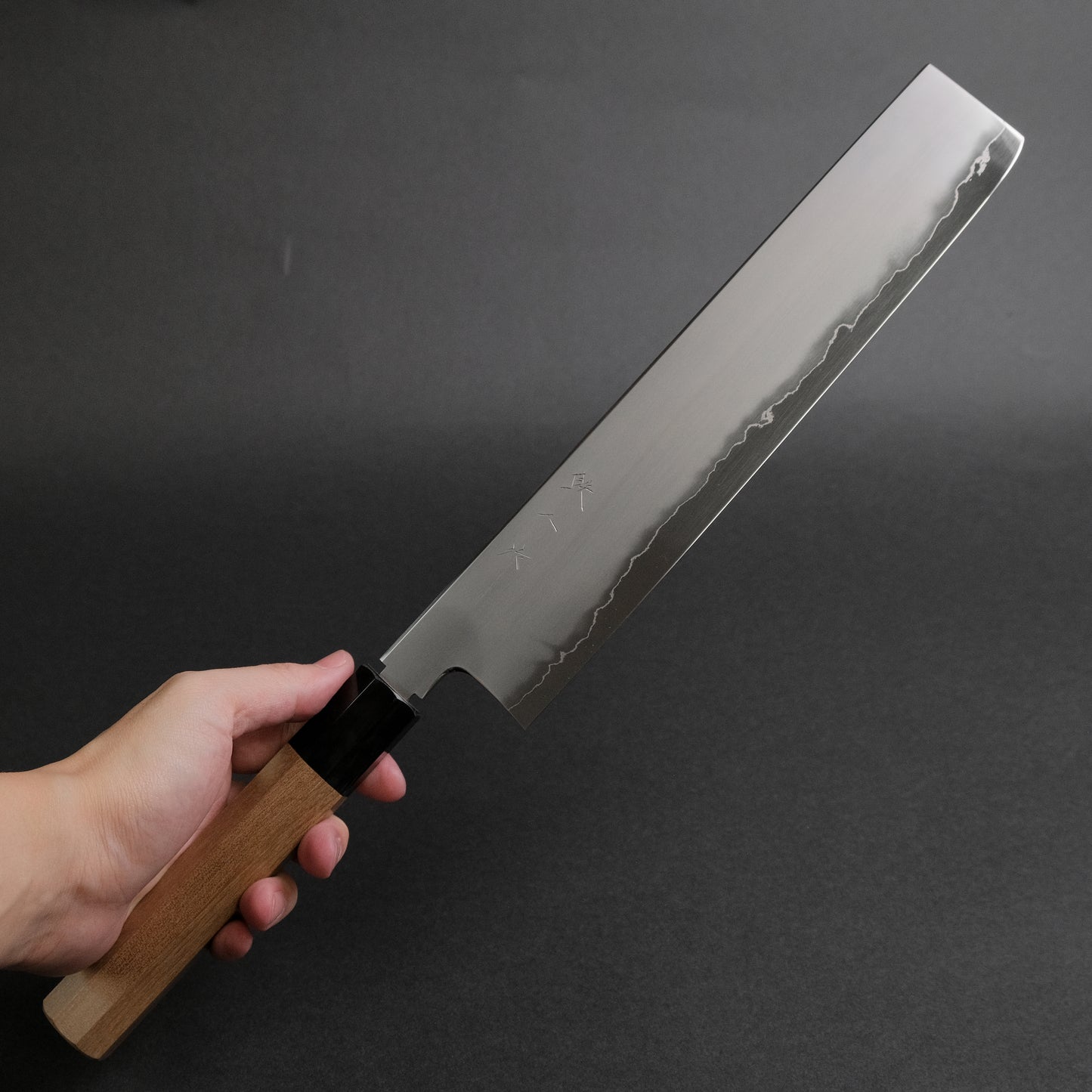 Tetsujin Silver #3 Kasumi Pasta Kiri 270mm Ho Wood Handle