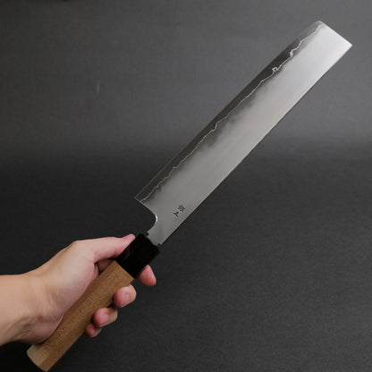 Tetsujin Silver #3 Kasumi Pasta Kiri 270mm Ho Wood Handle