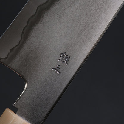 Tetsujin Silver #3 Metal Flow Gyuto 210mm Taihei Makassar Ebony Handle