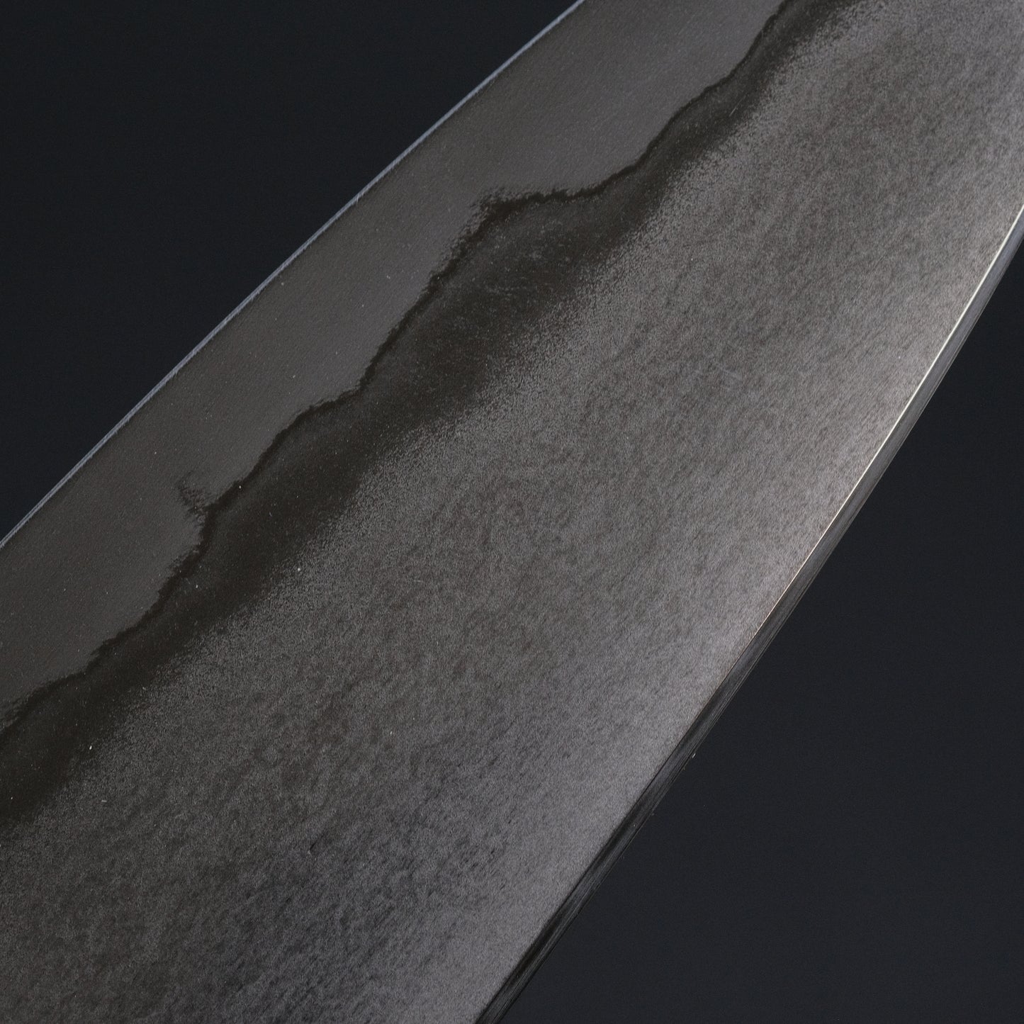 Tetsujin Silver #3 Metal Flow Gyuto 210mm Taihei Makassar Ebony Handle