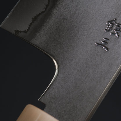 Tetsujin Silver #3 Metal Flow Gyuto 210mm Taihei Makassar Ebony Handle