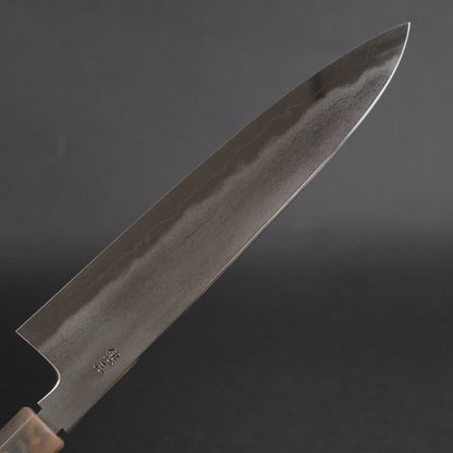 Tetsujin Silver #3 Metal Flow Gyuto 240mm Taihei Makassar Ebony Handle