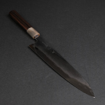 Tetsujin Silver #3 Metal Flow Gyuto 240mm Taihei Makassar Ebony Handle