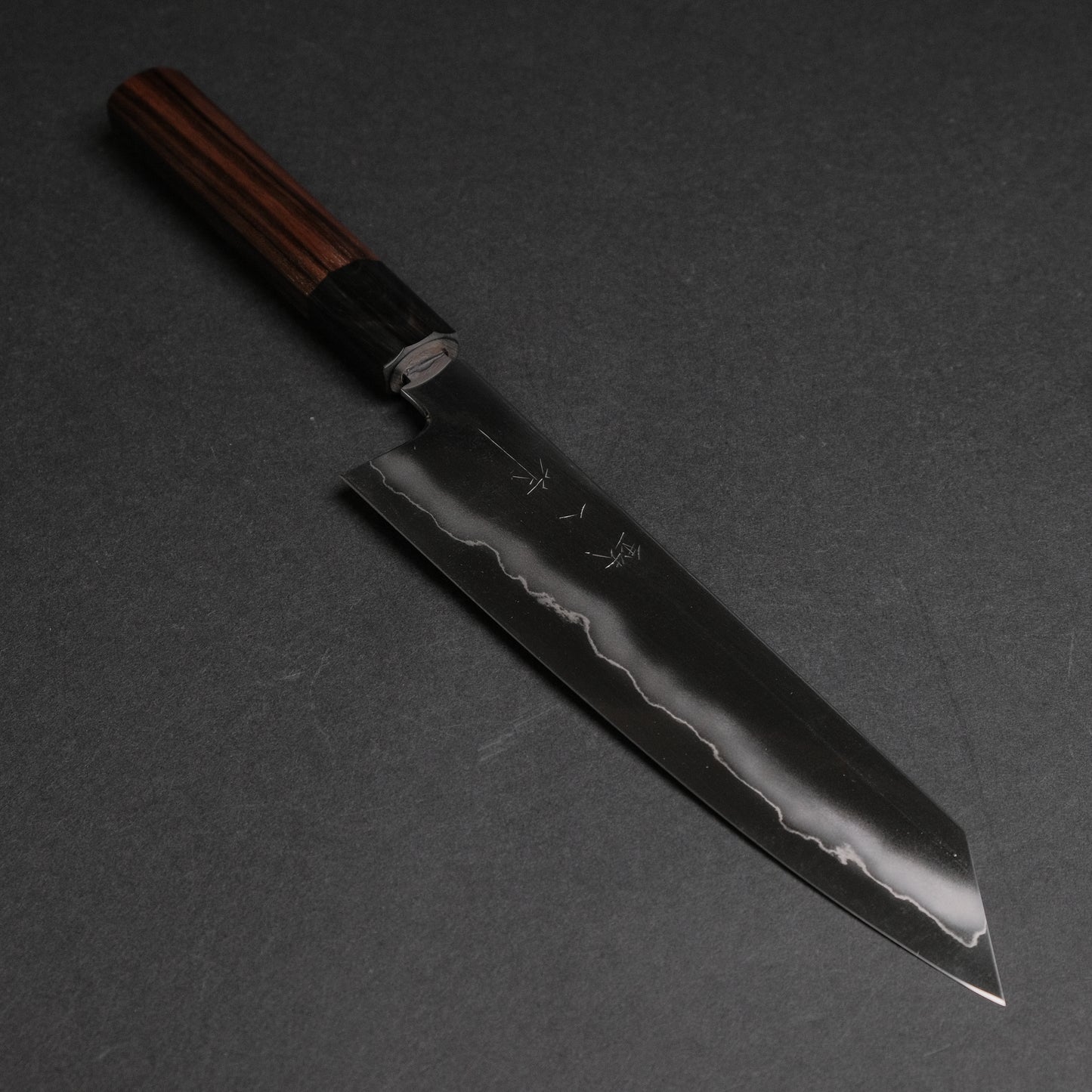 Tetsujin Silver #3 Ukiba Kiritsuke Gyuto 210mm Taihei Makassar Ebony Handle