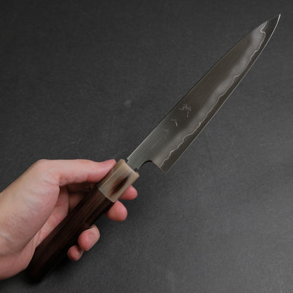Tetsujin Silver #3 Ukiba Petty 165mm Taihei Makassar Ebony Handle