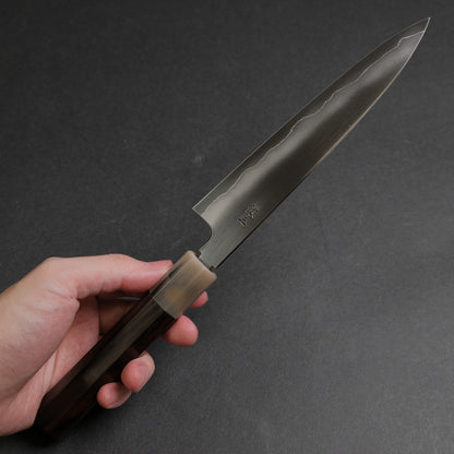 Tetsujin Silver #3 Ukiba Petty 165mm Taihei Makassar Ebony Handle