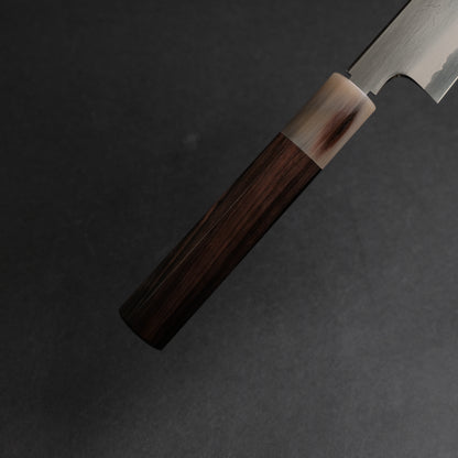 Tetsujin Silver #3 Ukiba Petty 165mm Taihei Makassar Ebony Handle