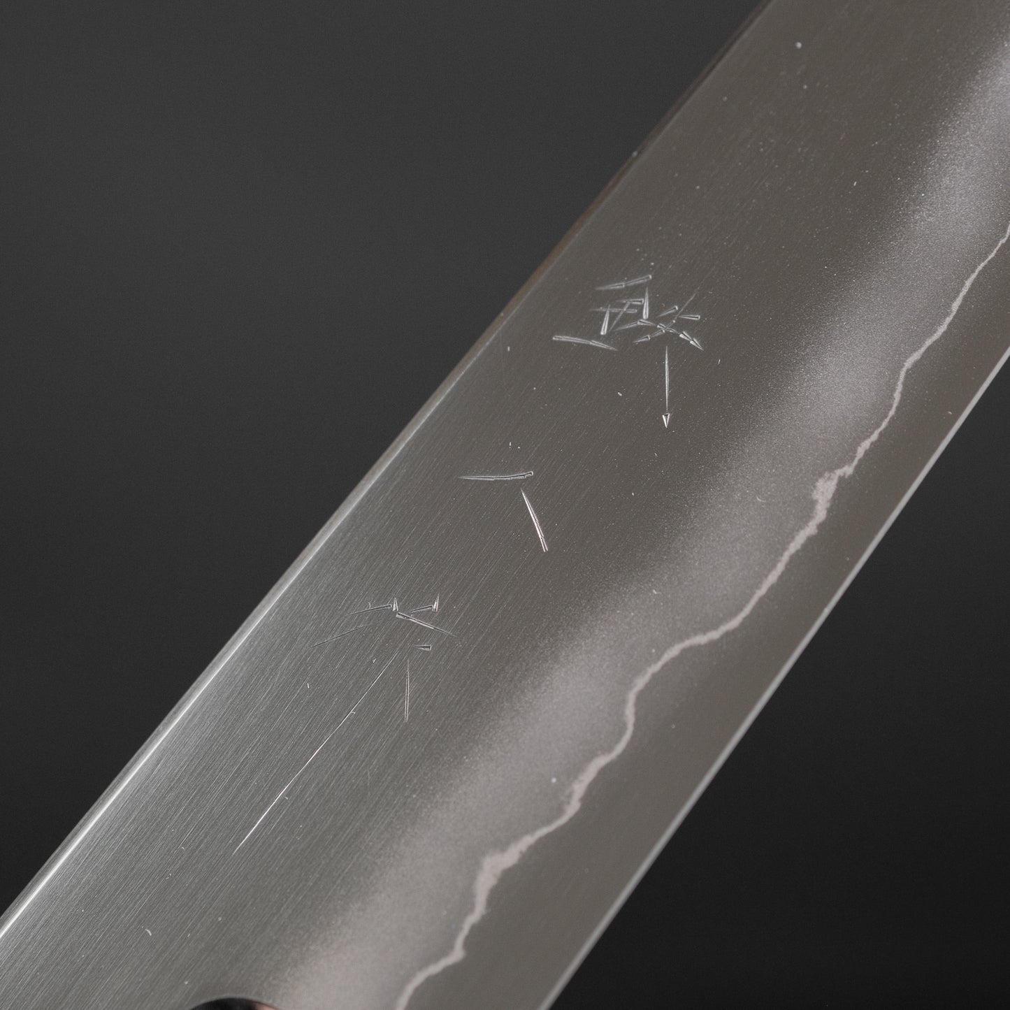 Tetsujin Silver #3 Ukiba Petty 165mm Taihei Makassar Ebony Handle