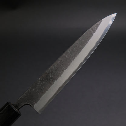 Toshihiro Wakui Kurouchi Nashiji Blue #2 Petty 150mm Ebony Handle