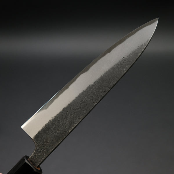 Toshihiro Wakui Kurouchi Nashiji Blue #2 Petty 150mm Ebony Handle