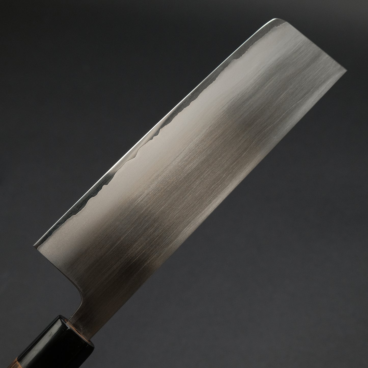 Toshihiro Wakui White #2 Nakiri 165mm Burnt Chestnut Handle