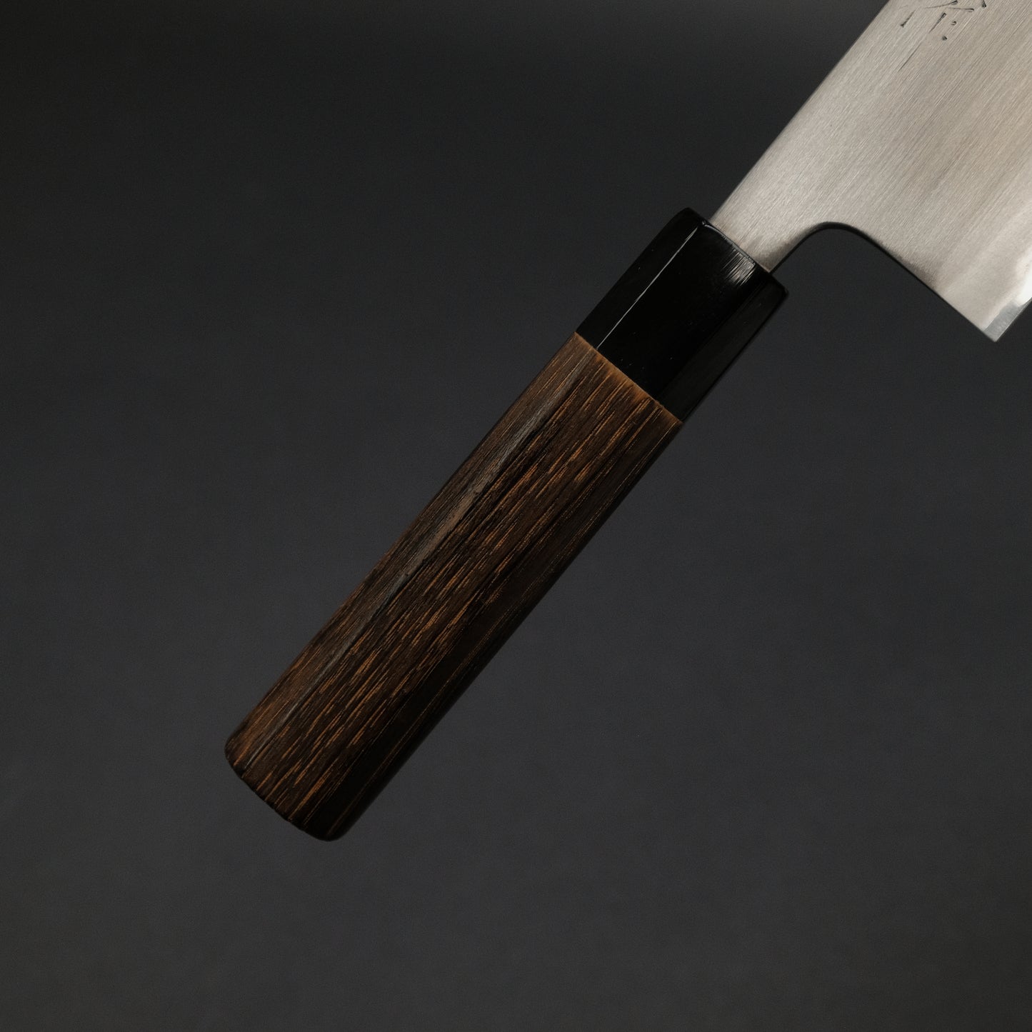 Toshihiro Wakui White #2 Nakiri 165mm Burnt Chestnut Handle