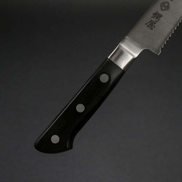 Tsubaya Bread Knife 210mm Pakka Handle