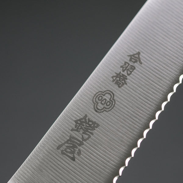 Tsubaya Bread Knife 210mm Pakka Handle