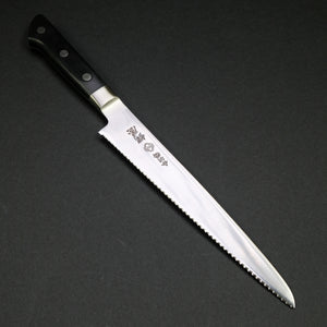 Tsubaya Bread Knife 210mm Pakka Handle