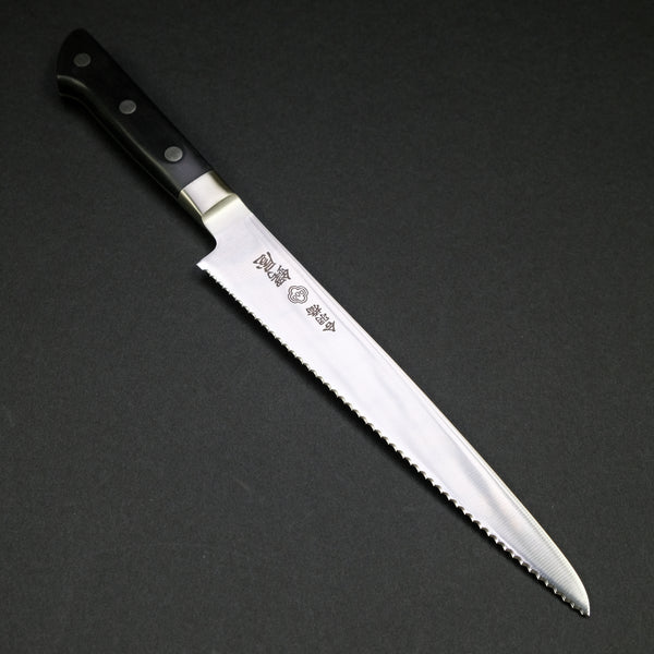 Tsubaya Bread Knife 210mm Pakka Handle