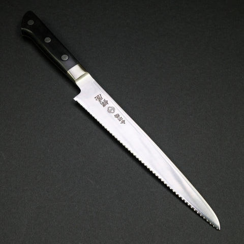 Tsubaya Bread Knife 210mm Pakka Handle