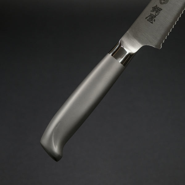 Tsubaya Bread Knife 210mm Stainless Handle