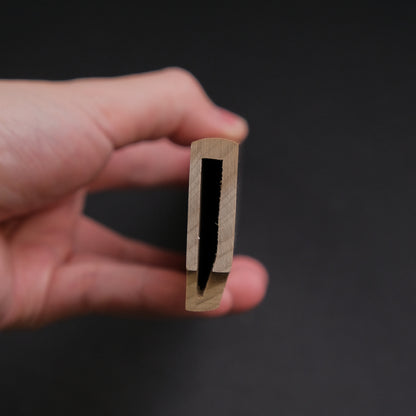 Wooden Saya Single Bevel