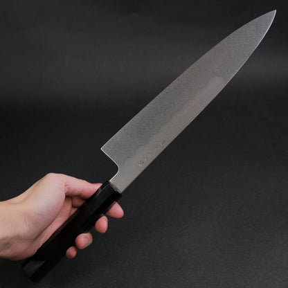 Xinguo Blue Super Honyaki Gyuto 240mm Ebony Handle