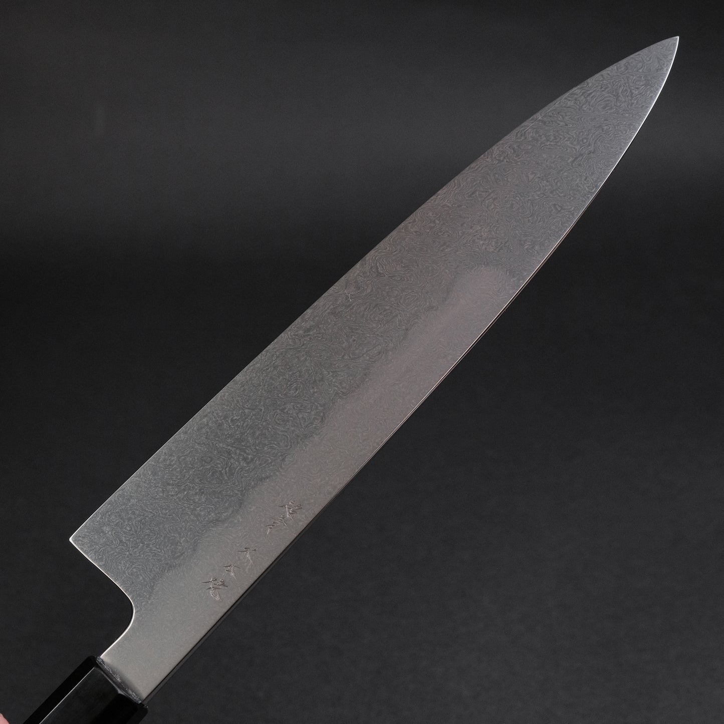 Xinguo Blue Super Honyaki Gyuto 240mm Ebony Handle