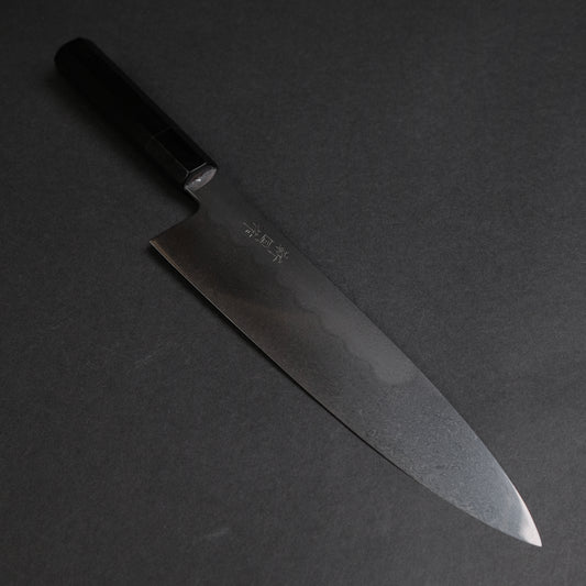 Xinguo Blue Super Honyaki Gyuto 240mm Ebony Handle
