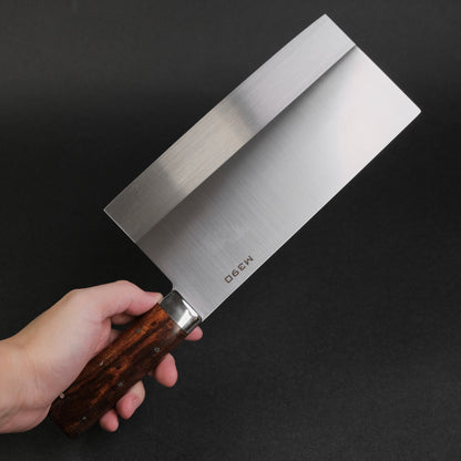 Xinguo M390 Chinese Cleaver 200mm Desert Ironwood Handle