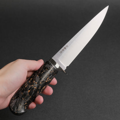 Xinguo Magnacut Butcher Knife 150mm Gold Leaf Carbon Handle