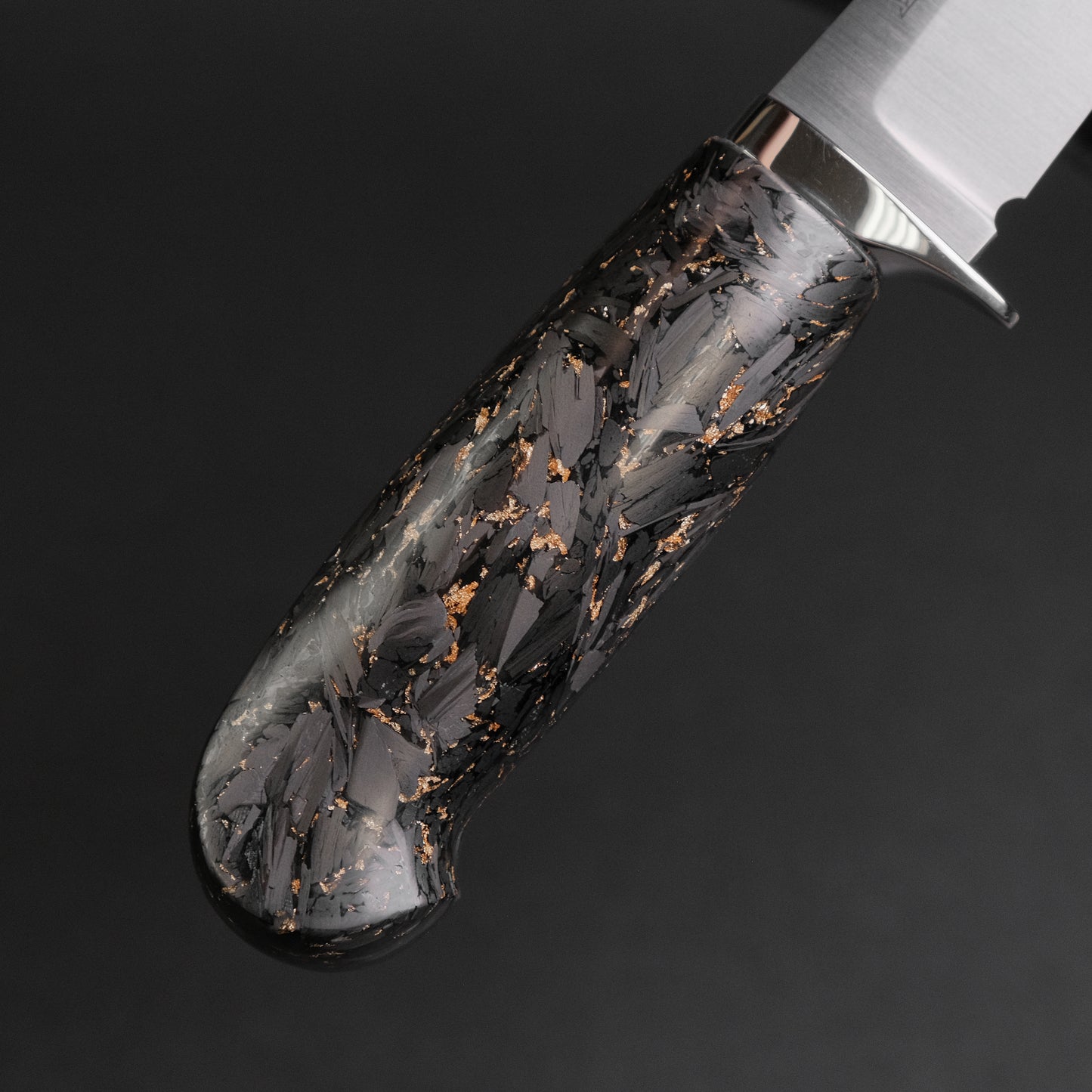 Xinguo Magnacut Butcher Knife 150mm Gold Leaf Carbon Handle