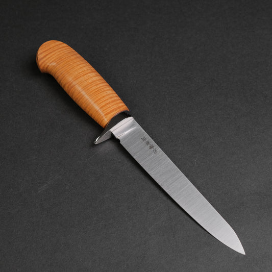 Xinguo Magnacut Butcher Knife 150mm Stabilized Maple Handle