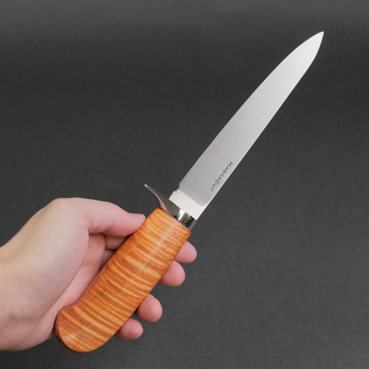 Xinguo Magnacut Butcher Knife 150mm Stabilized Maple Handle