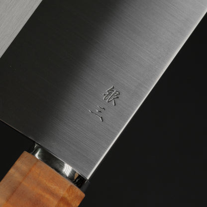 Xinguo Silver #3 Cleaver 190mm Stabilized Maple Handle