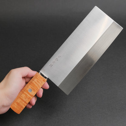 Xinguo Silver #3 Cleaver 190mm Stabilized Maple Handle