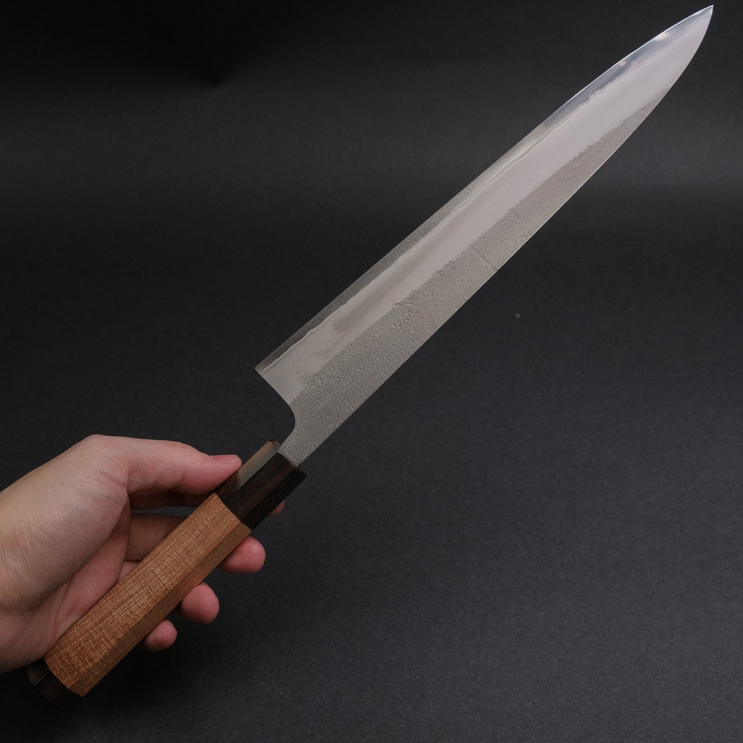 Yoshikane White #2 Nashiji Sujihiki 240mm Enju Handle