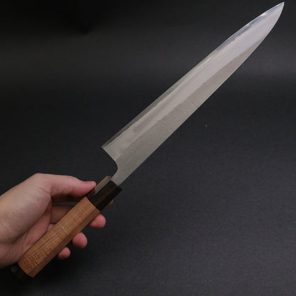Yoshikane White #2 Nashiji Sujihiki 240mm Enju Handle