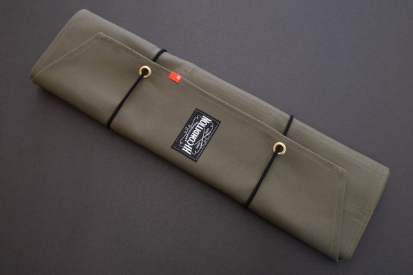 HI-CONDITION Hanpu Canvas 9 Pockets Knife Roll (Various Colors)