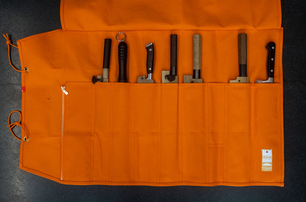 HI-CONDITION Hanpu Canvas 9 Pockets Knife Roll (Various Colors)