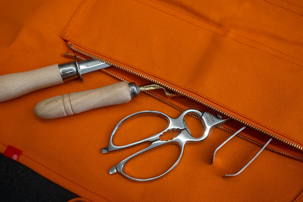 HI-CONDITION Hanpu Canvas 9 Pockets Knife Roll (Various Colors)