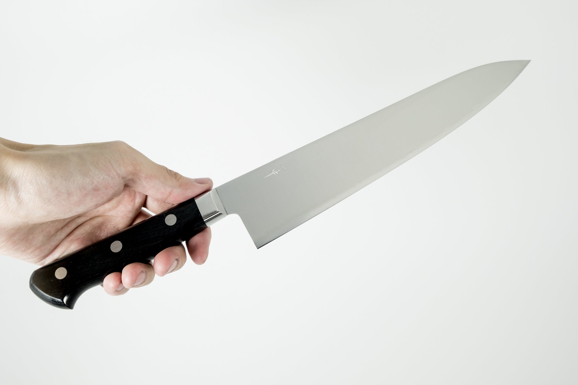 Hitohira T10 Migaki Gyuto 210mm Pakka Handle
