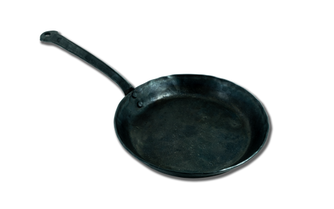Kanatoko Hand Forged Iron Frying Pan 180mm Bottom Size (3mm/ Shallow)