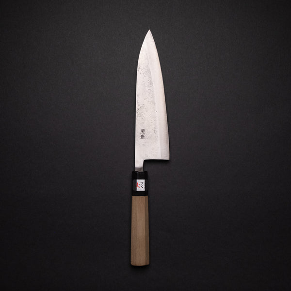 Teruyasu Fujiwara Nashiji White #1 Gyuto 180mm Ho Wood Handle (B-Grade)