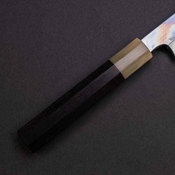 Hitohira Togashi White #1 Mizu Honyaki Yanagi Sakimaru 330mm Taihei Ebony Handle (Saya)