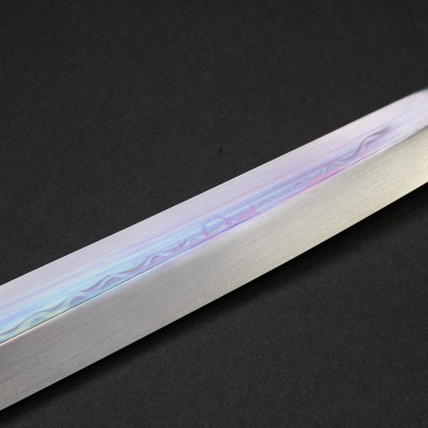 Hitohira Togashi White #1 Mizu Honyaki Yanagi Sakimaru 330mm Taihei Ebony Handle (Saya)
