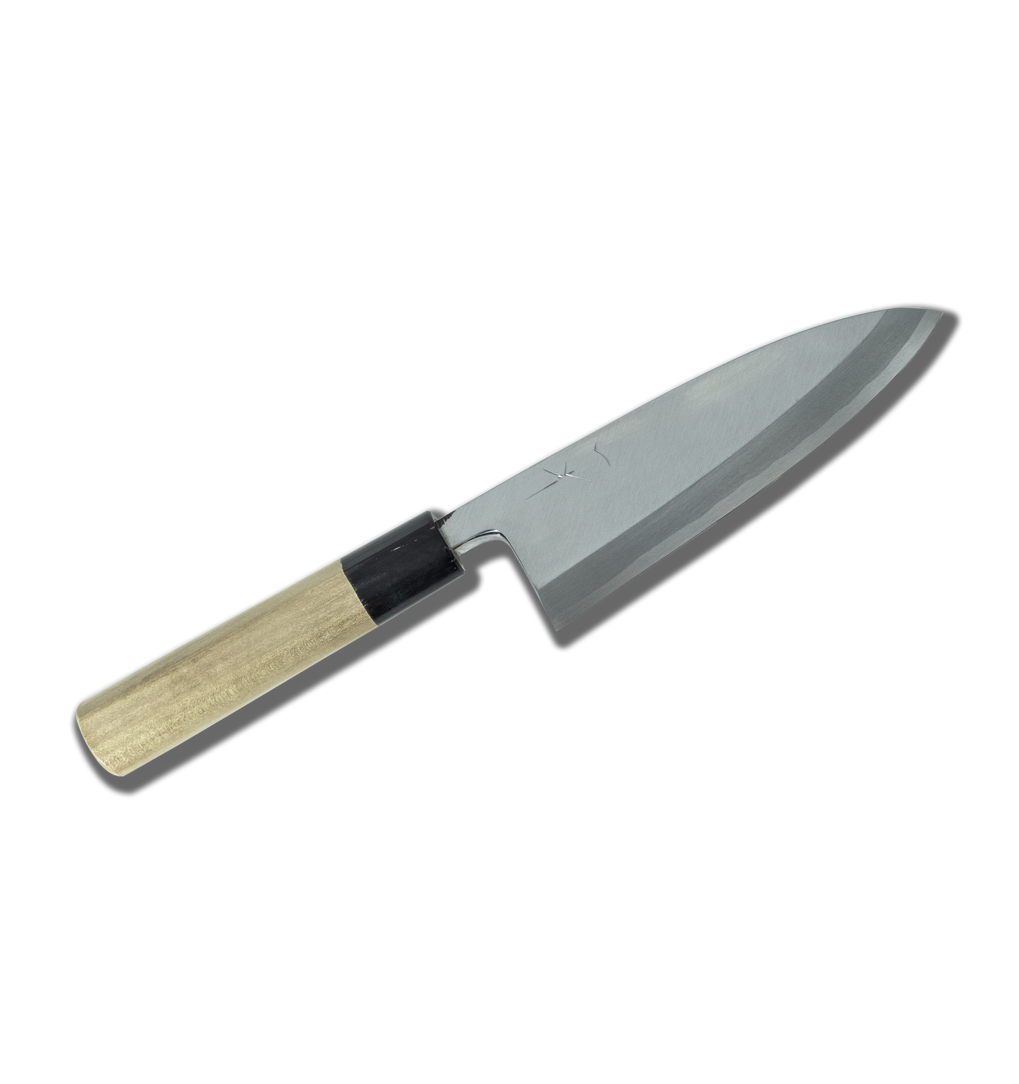 Hitohira Kikuchiyo Manzo White #3 Deba 165mm Ho Wood Handle (D-Shape)