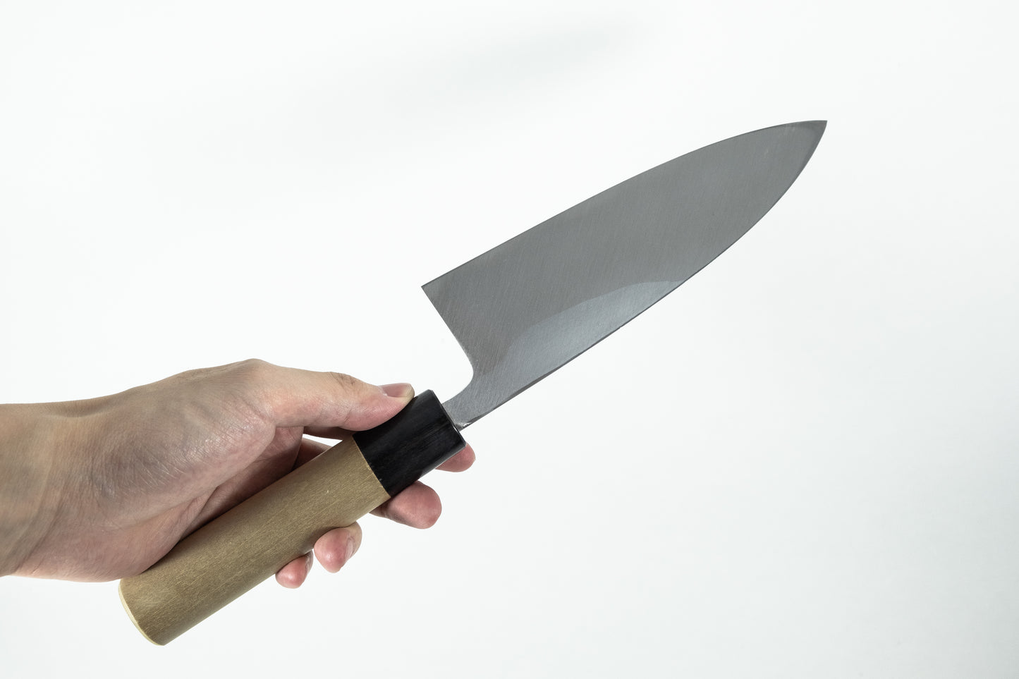 Hitohira Kikuchiyo Manzo White #3 Deba 165mm Ho Wood Handle (D-Shape)