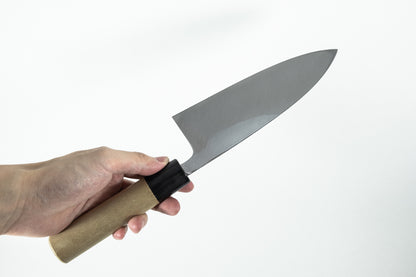 Hitohira Kikuchiyo Manzo White #3 Deba 165mm Ho Wood Handle (D-Shape)