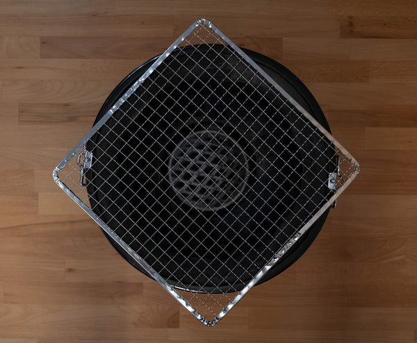 Shichirin Konro Grill Noto Marugata Black