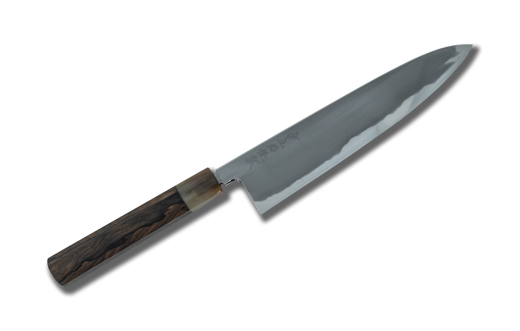 Konosuke Fujiyama Blue #1 Kaiju Gyuto 240mm Ziricote Handle
