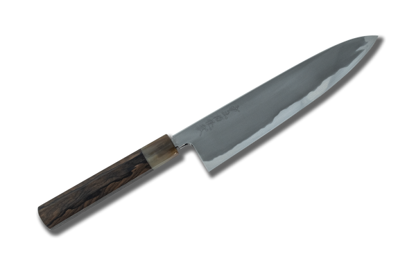 Konosuke Fujiyama Blue #1 Kaiju Gyuto 240mm Ziricote Handle